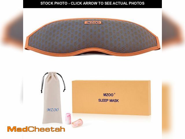 Lot 74-14337523 - MZOO Pro Breathable Sleep Mask - Complete Blackout Sleeping Eye Mask for Side Sleeper, 3D Zero Press...