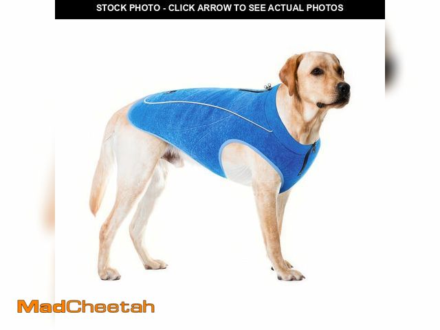 Lot 74-12973555 - Insulated Fleece Sweater for Dogs | Lightweight Warm Dog Vest | Zipper Port for Harness | Cold Weath...