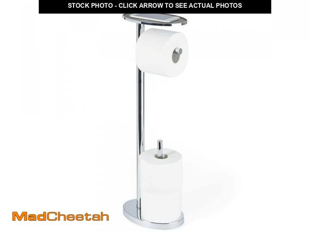 Lot 74-6813200 - Better Living OVO Toilet Caddy Toilet Paper Holder in Chrome - UNUSED