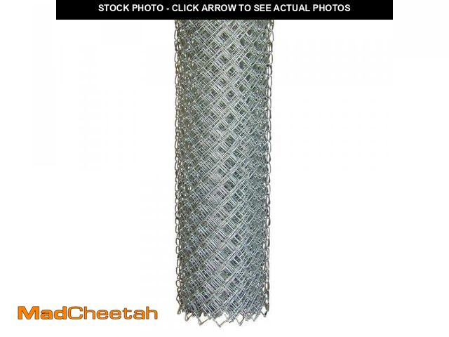Lot 74-12146941 - Everbilt 60 in. x 50 ft. 11.5-Gauge Galvanized Steel Chain Link Fence Fabric - UNUSED