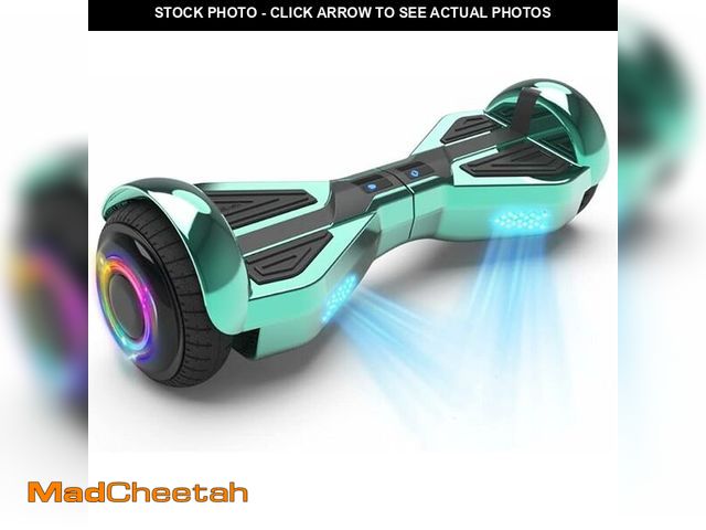 Lot 74-13042431 - Starship Electric Hoverboard with Bluetooth Speaker, Chrome Color Self Balancing Scooters with Scien...