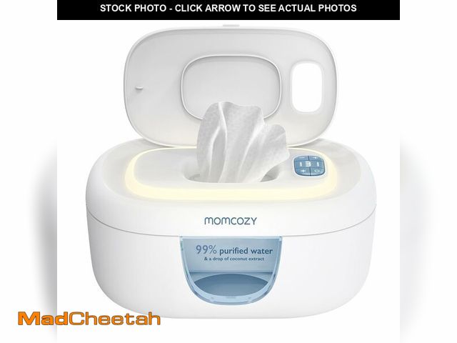 Lot 74-14478679 - Momcozy Baby Wipe Warmer, Innovative Spring Design,Large Capacity Dispenser - UNUSED