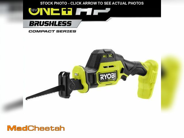 Lot 74-12563109 - Ryobi ONE+ HP 18V Brushless Cordless Compact One-Handed Reciprocating Saw (Tool Only) - UNUSED