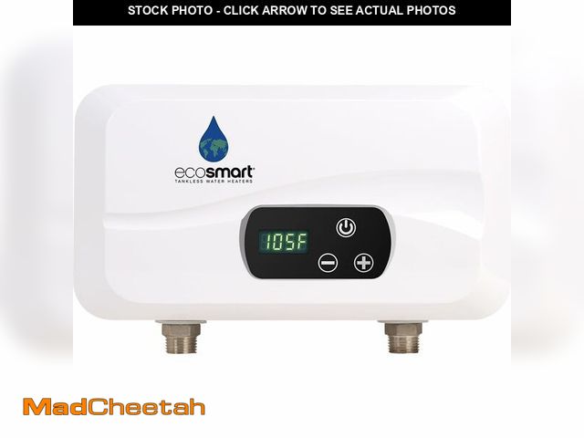 Lot 74-13645424 - EcoSmart POU 4T 3.5kW 120v Thermostatic Point of Use Tankless Electric Water Heater - UNUSED