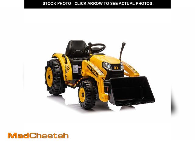 Lot 74-12836524 - Tonka Construction Tractor 12V by Best Ride on Cars - USED