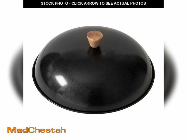 Lot 74-14060935 - Joyce Chen 31-0066, 13.5-Inch Nonstick Steel Dome Lid for 14-Inch Wok Black - UNUSED
