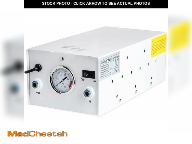 Lot 74-13733806 - iSpring PMP1000 Water Booster Pump for High Capacity RO Membrane and Commercial Reverse Osmosis Syst...