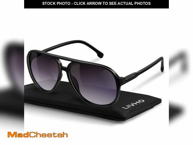 Lot 74-12714247 - livho Trendy Polarized Aviator Sunglasses Women Men, Retro Sun Glasses for Women Men 2025, Oversized...