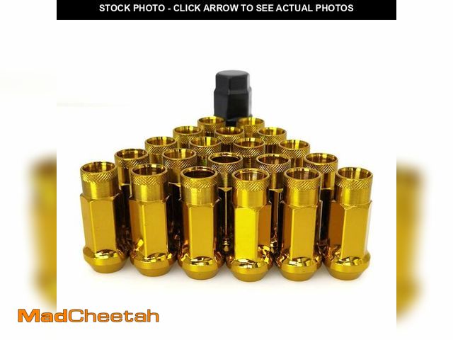 Lot 74-12717272 - SOROPARTS Lug Nuts M12x1.25 Open End Wheel Nuts,Taper Acorn Seat, Forged Locknut Racing Nut 20 Set 2...