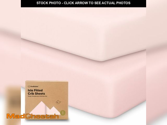 Lot 74-14210298 - KeaBabies 2-Pack Baby Crib Sheets for Boys, Girls - 52x28 Viscose Derived from Bamboo Toddler Bed Sh...