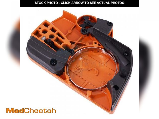 Lot 74-12112779 - Chain Brake Assembly Clutch Side Cover for Husqvarna 445 450 Chainsaw Spare Parts #544097902 - USED