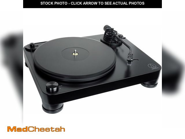 Lot 74-14591036 - Audio-Technica at-LP7 Fully Manual Belt-Drive Turntable Black (missing power cord) - UNUSED
