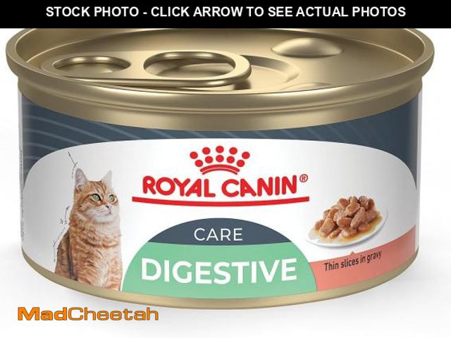 Lot 74-12396918 - (MISSING 3 CANS) Royal Canin Feline Care Nutrition Digestive Care Adult Thin Slices in Gravy Cat Foo...