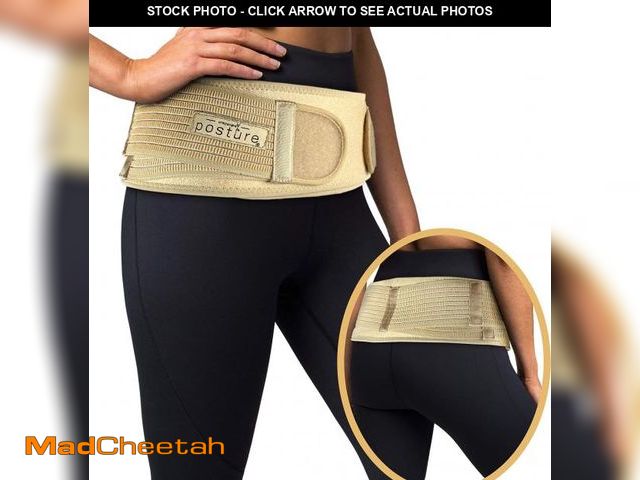Lot 74-12122858 - Vriksasana Posture Sacroiliac Hip Belt for Women and Men That Alleviates Sciatic, Pelvic, Lower Back...