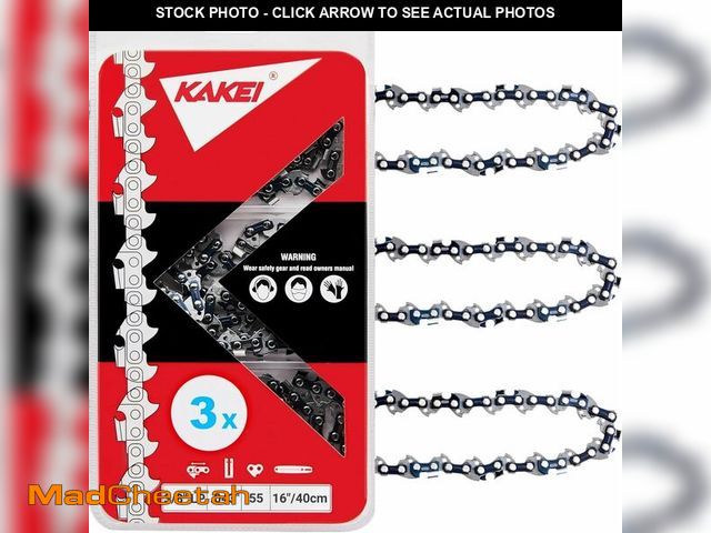 Lot 74-13716350 - KAKEI Stihl Chainsaw Chain 16 Inch 3/8" LP Pitch .043" Gauge 55 Drive Links- 61PMM3 55 Fits Stihl MS...