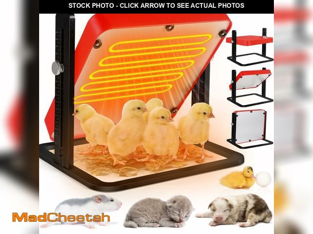 Lot 74-14214200 - Tepsmigo Chicken Coop Heater, Chicken Heater, Brooder Plate for Chicken Coop Accessories, with Adjus...