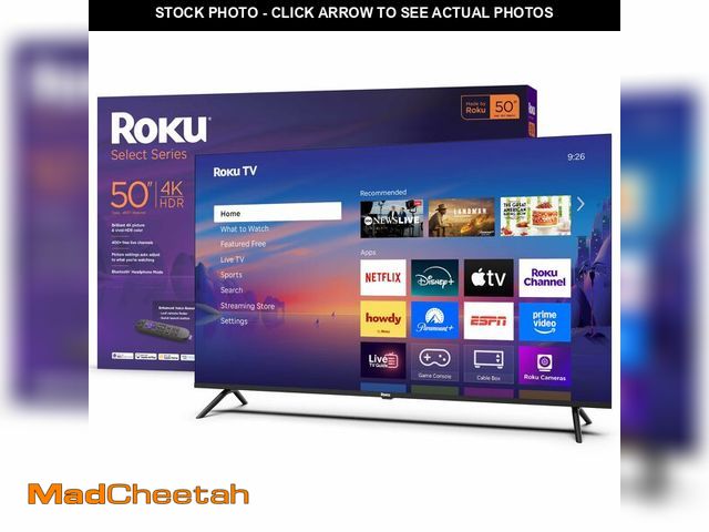 Lot 74-13791684 - (MISSING REMOTE) Roku Smart TV Ã¢â¬â 50-Inch Select Series, 4K HDR TV Ã¢â¬â RokuTV with Enhanc...