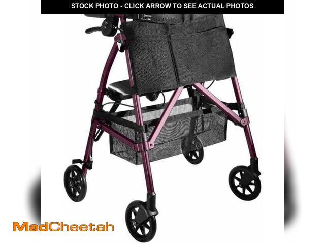 Lot 74-13029393 - Stander Wonder Rollator Plus Short, Lightweight Junior Folding Mobility Aid for Petite Adults, Senio...