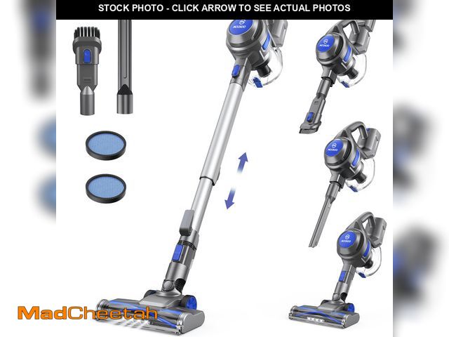 Lot 74-14585525 - MOOSOO Cordless Stick Vacuum Cleaner, 2600mAh 6-in-1 Lightweight Upright for Carpet Hard Floor Pet H...