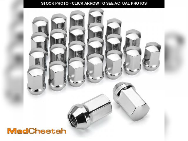 Lot 74-12113893 - dynofit 24pcs 14x1.5 OEM Lug Nuts 1.75 inch(45mm) Height 7/8" Hex(22mm), M14-1.5 One-Piece Design Fa...