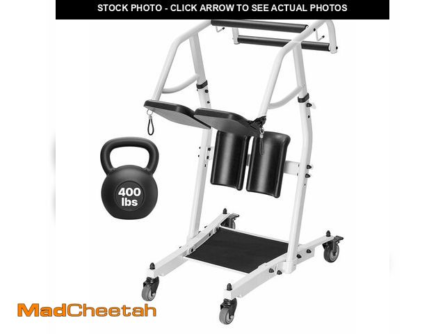 Lot 74-12894874 - VEVOR Stand Assist Patient Lift, Easy Sit-to-Stand Transfer Chair for Seniors Disabled - with Adjust...