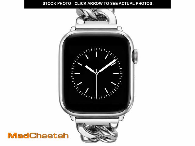 Lot 74-14303469 - V.R.HOPE Silver Apple Watch Bands for Women, Designer Cowgirl Chain Bracelet Strap Compatible with A...