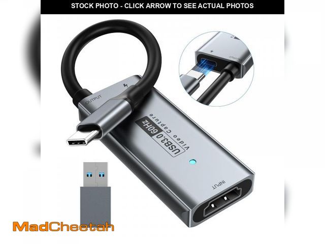 Lot 74-12440076 - Newhope USB 3.0 Capture Card with 100W PD - HDMI to USB-C Video Capture Card 1080P 60fps &amp; 2K 30...
