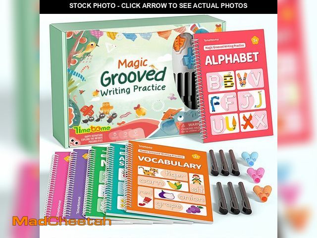 Lot 74-14588886 - Timetome Magic Grooved Writing Practice Books for Kids 3-8 - UNUSED