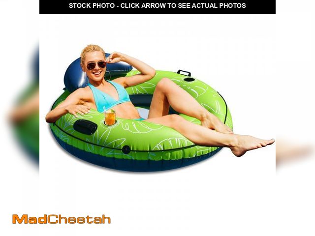 Lot 74-12180054 - JOSEN River Floats for Adults Heavy Duty 350lb, XL River Tubes for Floating - 53" Large Pool Floats ...