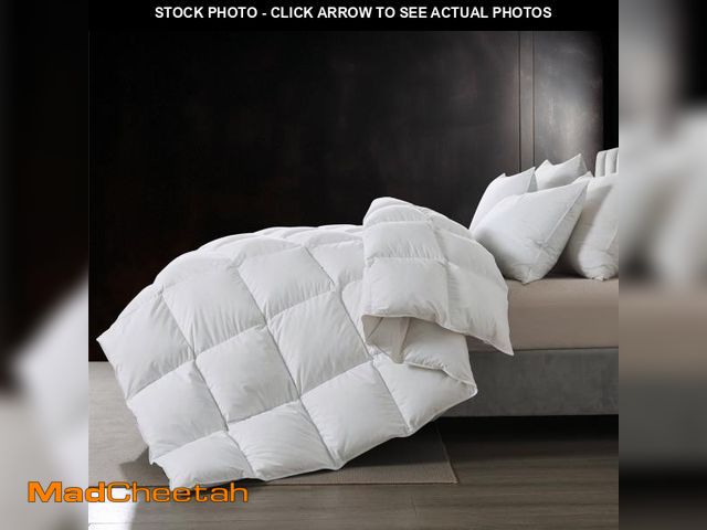 Lot 74-12515193 - BedTreat Goose Feather Down Comforter Full Size, Luxury Hotel Bedding Comforter All Season Duvet Ins...