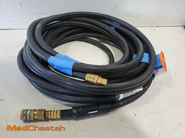Lot 74-12402362 - Husky 3/8 in. x 50 ft. Heavy-Duty Rubber Hose - USED