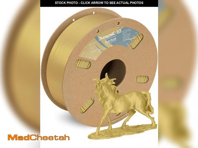 Lot 74-12215169 - DURAMIC 3D PLA+ Filament 1.75mm 3D Printer Filament with Higher Tensile &amp; Rigidity 1Kg Cardboard...