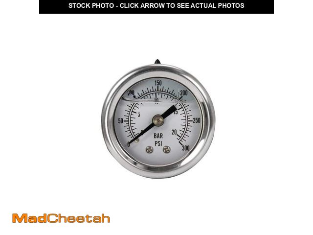 Lot 74-12465023 - Husky 1.7 in. Liquid Filled Pressure Gauge with 1/8 in. NPT Back Mount - UNUSED