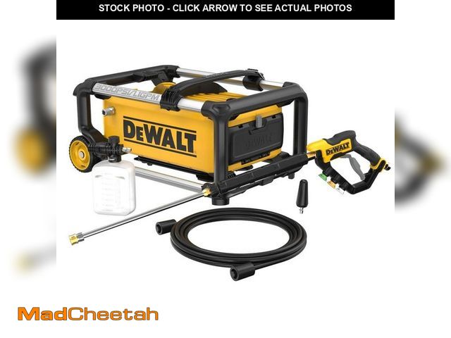 Lot 74-12799192 - DEWALT 3000 PSI 1.1 GPM 15 Amp Cold Water Electric Pressure Washer with Internal Equipment Storage -...