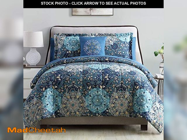 Lot 74-12096360 - Modern Threads 8-Piece Printed Reversible Complete Bed Set Granada King - UNUSED