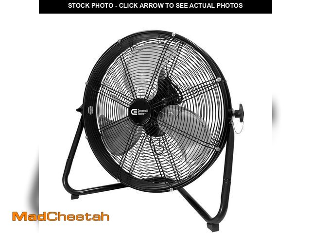 Lot 74-12766439 - *DIRTY/SCRATCHED* Commercial Electric 20 in. 3-Speed High Velocity Shroud Floor Fan *DIRTY/SCRATCHED...