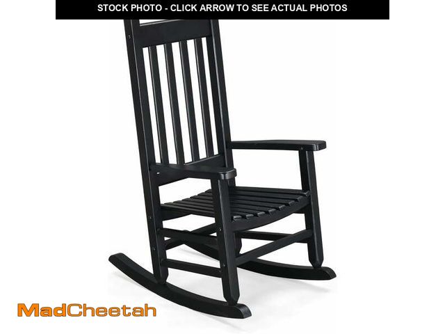 Lot 74-13779203 - (MISSING HARDWARE) CHTER Wood Children's Rocking Chair, Perfect for Indoor or Outdoor All-Weather Wo...