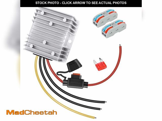 Lot 74-12974471 - LeMotech DC 48v/72v to 12v Converter 10A 120W Step Down Converter Voltage Reducer IP68 Waterproof Tr...