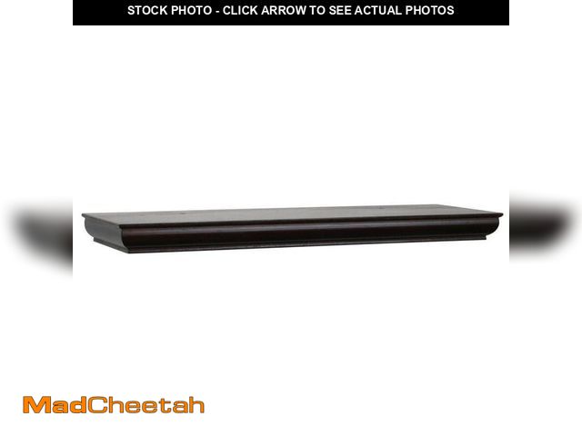 Lot 74-13771274 - Home Decorators Collection 24 in. L x 8 in. W Profile Espresso Shelf - UNUSED