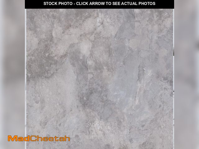 Lot 74-14589892 - TrafficMaster Ash Blended Slate 4 MIL x 12 in. W x 12 in. L Peel and Stick Water Resistant Vinyl Til...