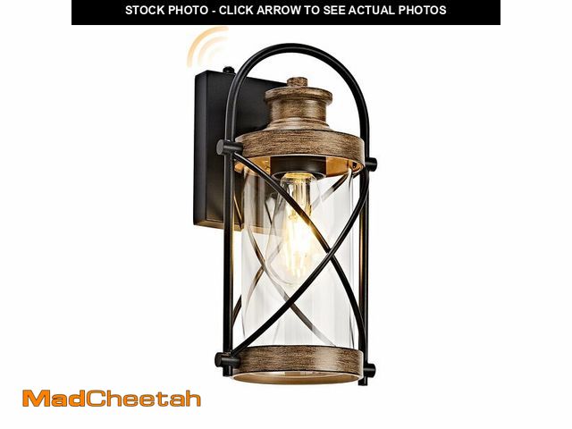Lot 74-14337878 - OKELI Dusk to Dawn Outdoor Wall Lights Fixtures, Waterproof Exterior Lighting Fixtures with Photocel...