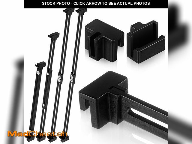 Lot 74-14427430 - Humyoun 12 Pcs Metal Adjustable File Cabinet Rails Set Include 8 Hanging File Rail Clips 4 Cabinet D...