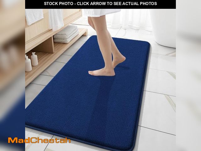 Lot 74-12440416 - OLANLY Thick Memory Foam Bath Mat Rug 47x20, Extra Soft Absorbent Bathroom Rug, Quick Dry Bath Mats,...