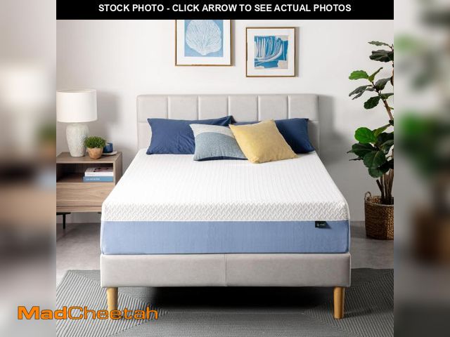 Lot 74-12107209 - ZINUS 12 Inch Queen Cooling Essential Memory Foam Mattress [NewVersion], Fiberglass Free, Medium Fee...