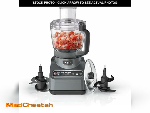 Lot 74-14370501 - Ninja Food Processor, Professional Plus, 1000 Peak Watts, 4 Functions for Chopping, Slicing, Purees ...