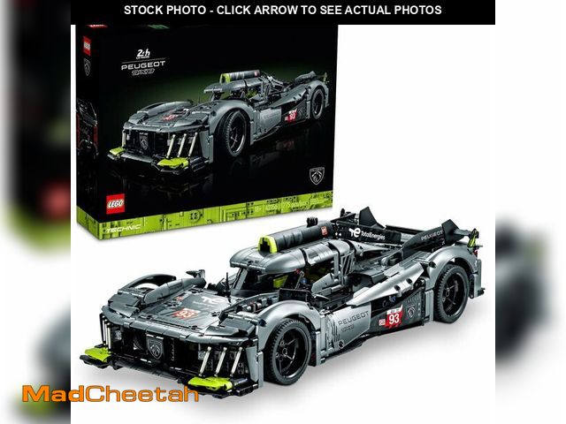 Lot 74-14348846 - LEGO Technic Peugeot 9X8 24H Le Mans Hybrid Hypercar 42156 Collectible Race Car Building Kit for Adu...