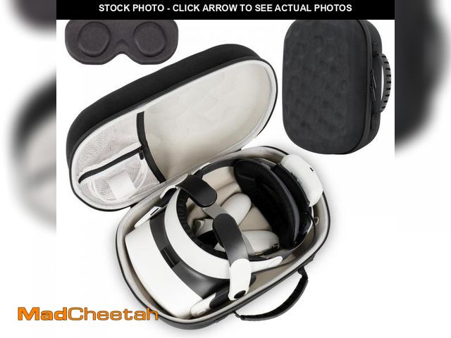 Lot 74-12315412 - XINGFUDAO Hard Case Compatible with Meta Quest 3S / Quest 3 VR Headset &amp; Gaming Controller,Water...