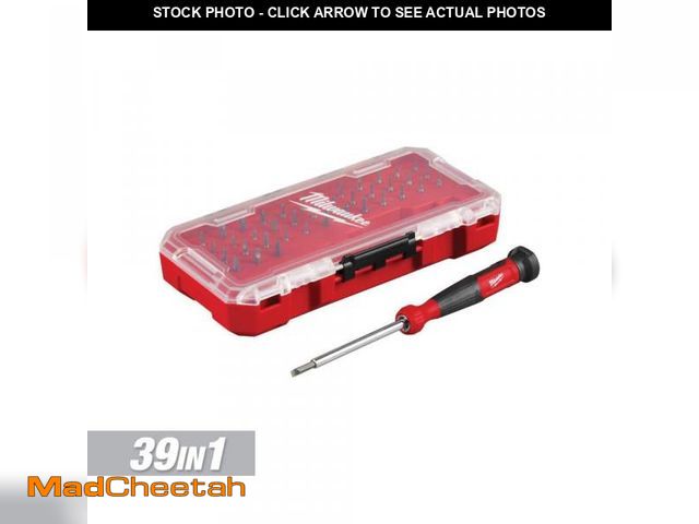 Lot 74-12390814 - (MISSING PIECES) Milwaukee 39-in-1 Precision Multi-Bit Screwdriver - UNUSED