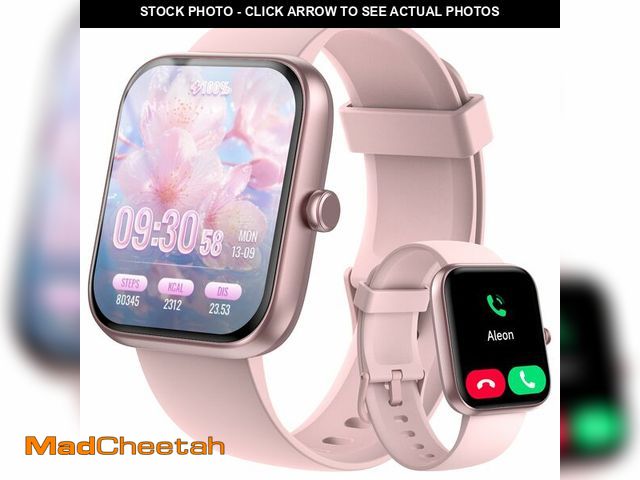 Lot 74-12717182 - Smart Watches for Women Men, Bluetooth Call Smartwatch with Alexa, 1.83" DIY Dial Fitness Tracker wi...