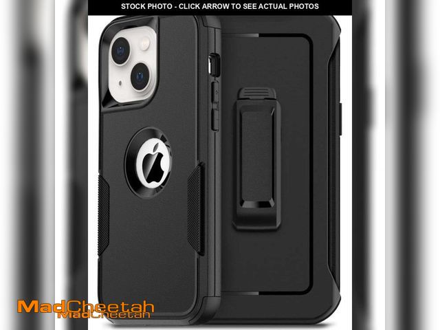 Lot 74-11752838 - RonShieh for iPhone 14 Case with Holster Belt Clip: [2pcs Screen Protectors + Camera Lens Protector]...